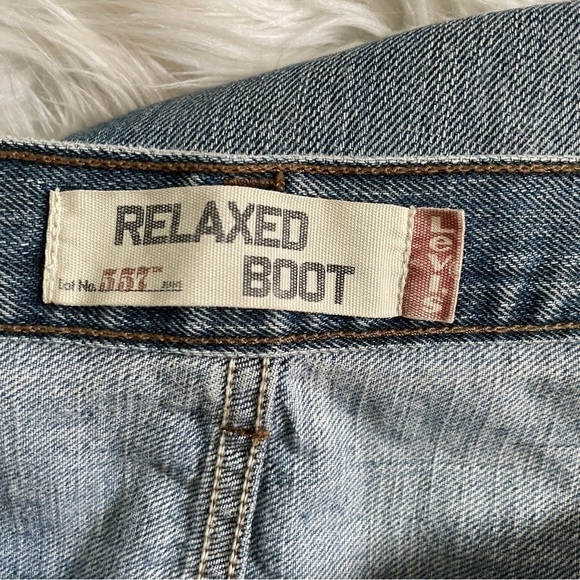 Levi’s 557 men’s 100% cotton relaxed boot cut fit blue jeans size 38 x 30 - Picture 9 of 9